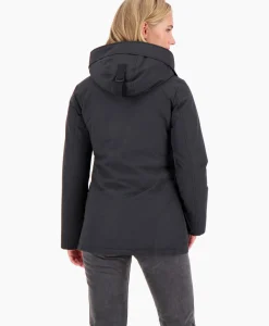 Airforce Gewatteerde Jas 4 Pocket Parka Zwart