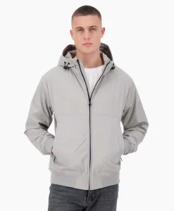 Airforce Jack Hooded Four-Fay Stretch Grijs