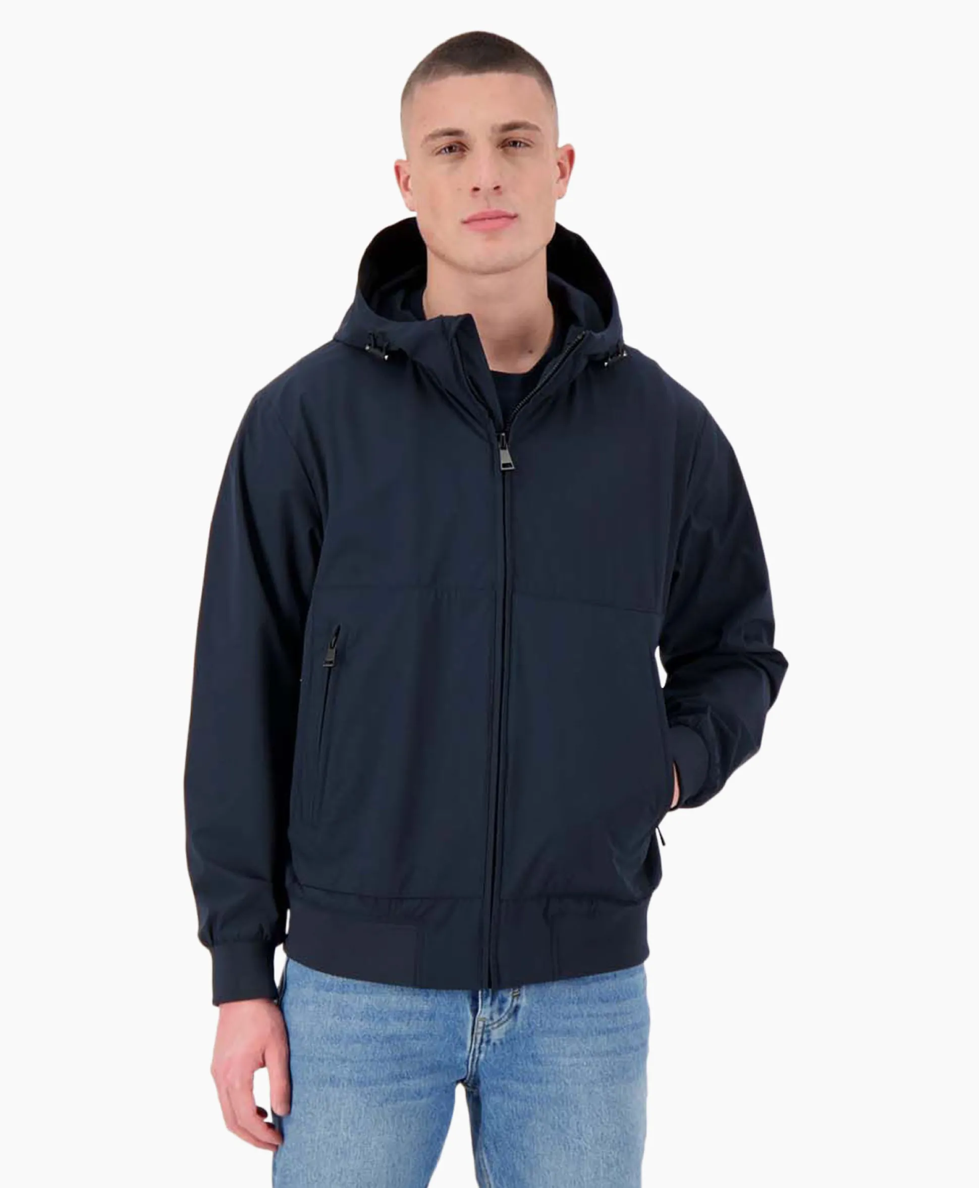 Airforce Jack Hooded Four-Way Stretch Donker Blauw