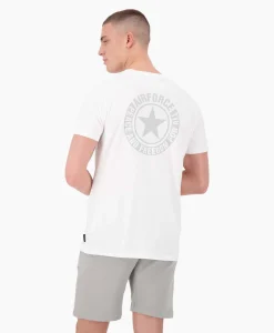 Airforce T-Shirt Wording/Logo Wit
