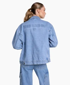Alix The Label Jack Woven Denim Blauw