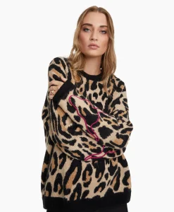 Alix The Label Pullover Knitted Jaguar Bruin