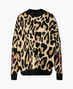 Alix The Label Pullover Knitted Jaguar Bruin