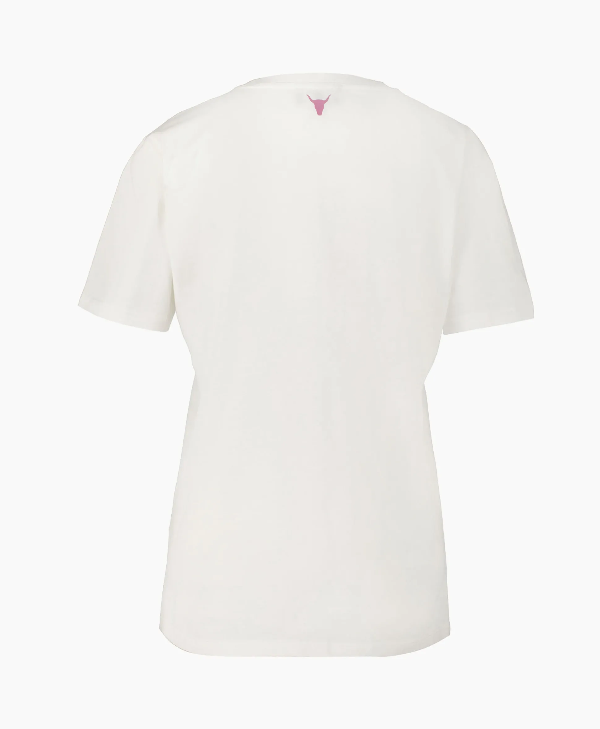 Alix The Label T-Shirt Korte Mouw Knitted Alix Heart Off White