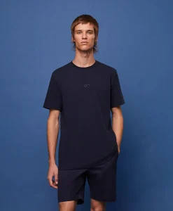 Alpha Tauri T-Shirt Korte Mouw Ata Janso Blauw