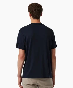 Alpha Tauri T-Shirt Korte Mouw Jopin Donker Blauw