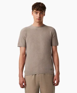 Alpha Tauri T-Shirt Korte Mouw Fosos Zand