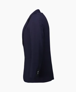 Ami Paris Jack Two Buttons Wool Viscose Twill Donker Blauw