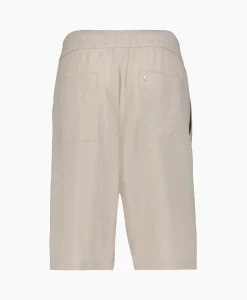 Ami Paris Korte Broek Elasticated Waist Bermuda Zand