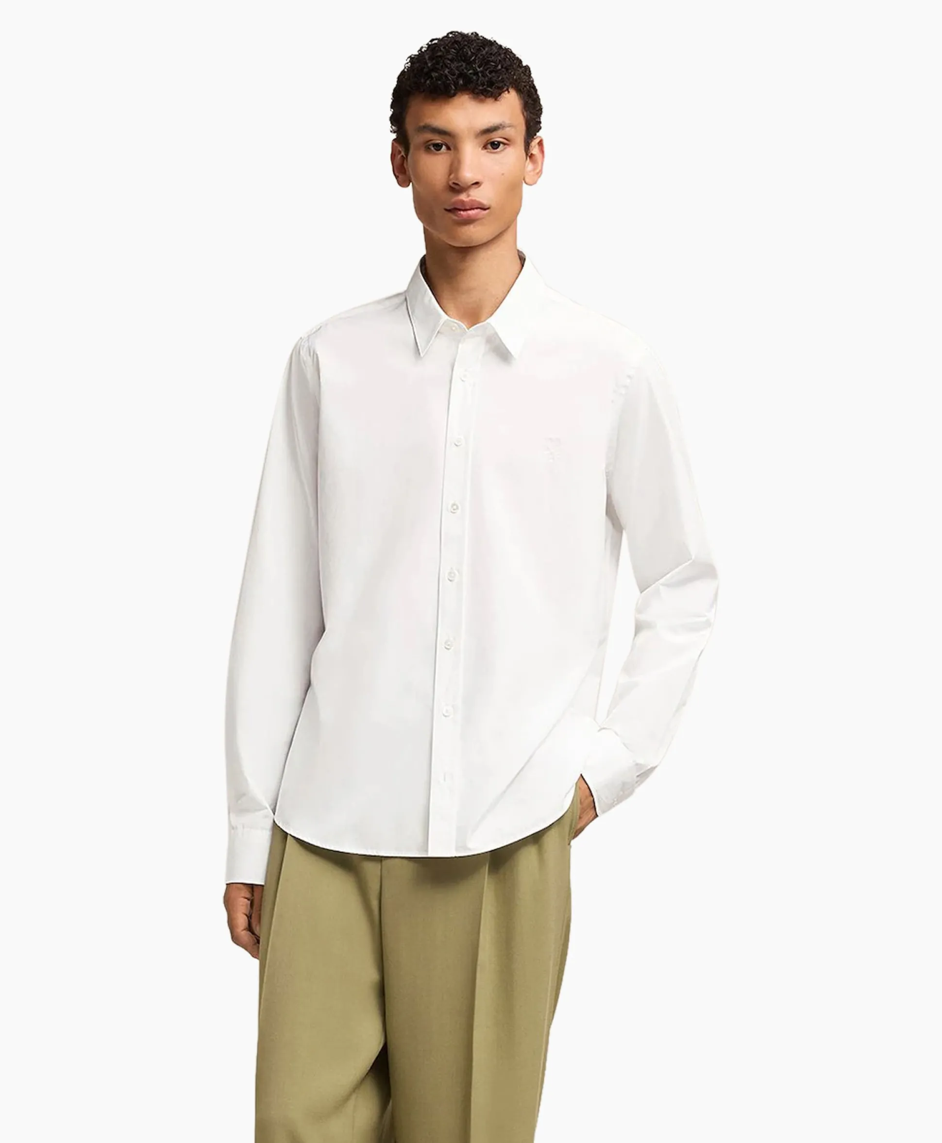 Ami Paris Overhemd Classic Off White