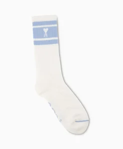 Ami Paris Sokken Adc Striped Blauw