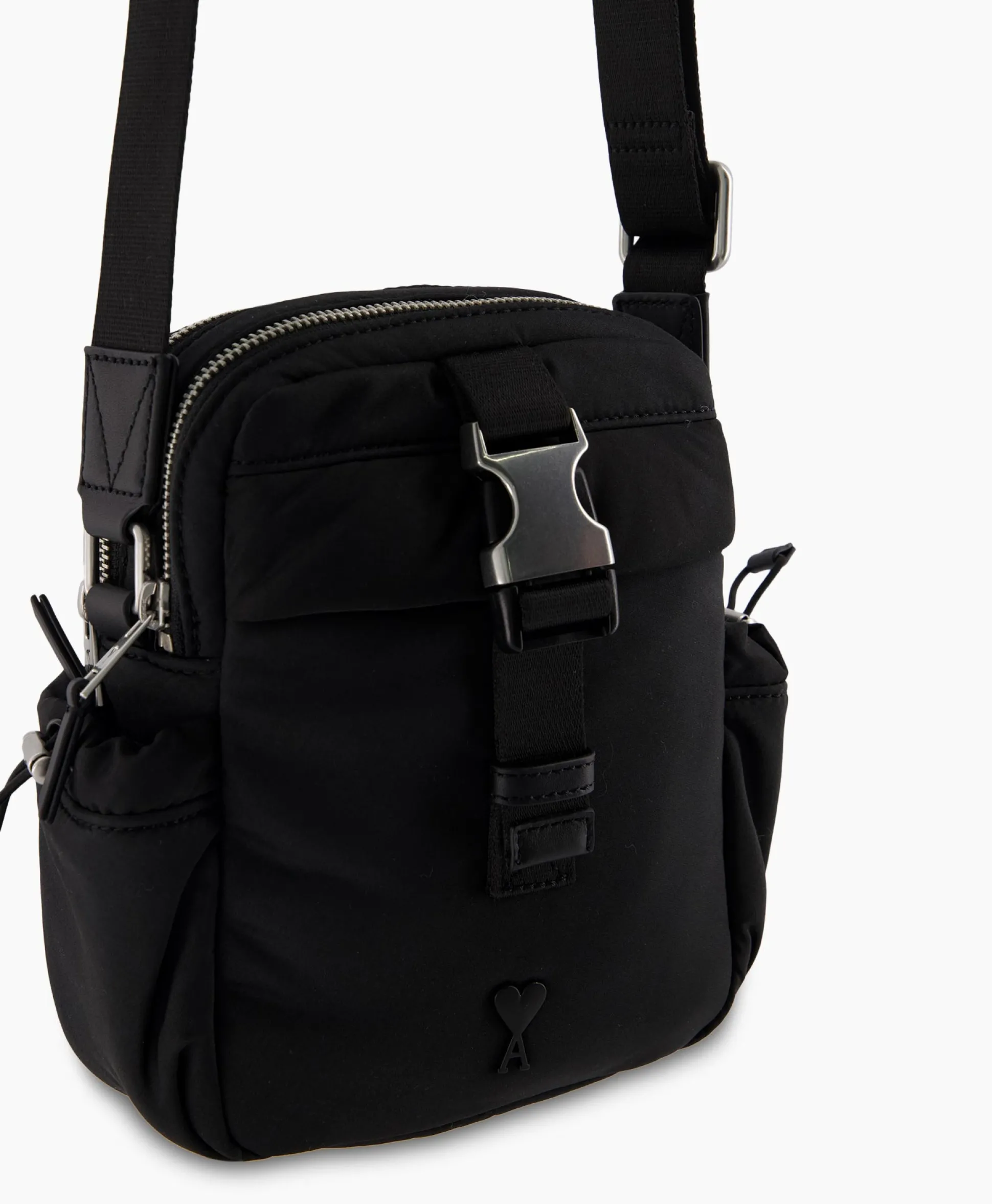 Ami Paris Tas Adc Crossbody Pocketzwart