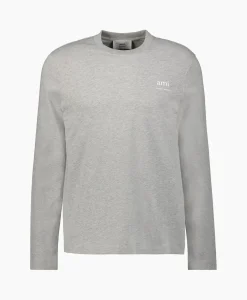 Ami Paris T-Shirt Ami Am Antraciet