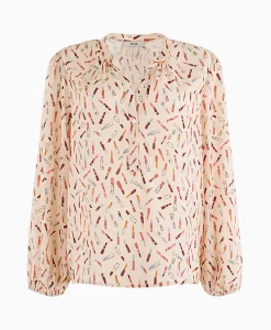 Anna Van Toor Blouse 74A05-03220A Rood