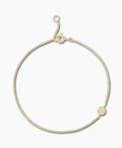 Anna+Nina Armband Smiley Bracelet Silver Goldplated Goud