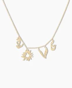 Anna+Nina Ketting Bonfire Choker Goud