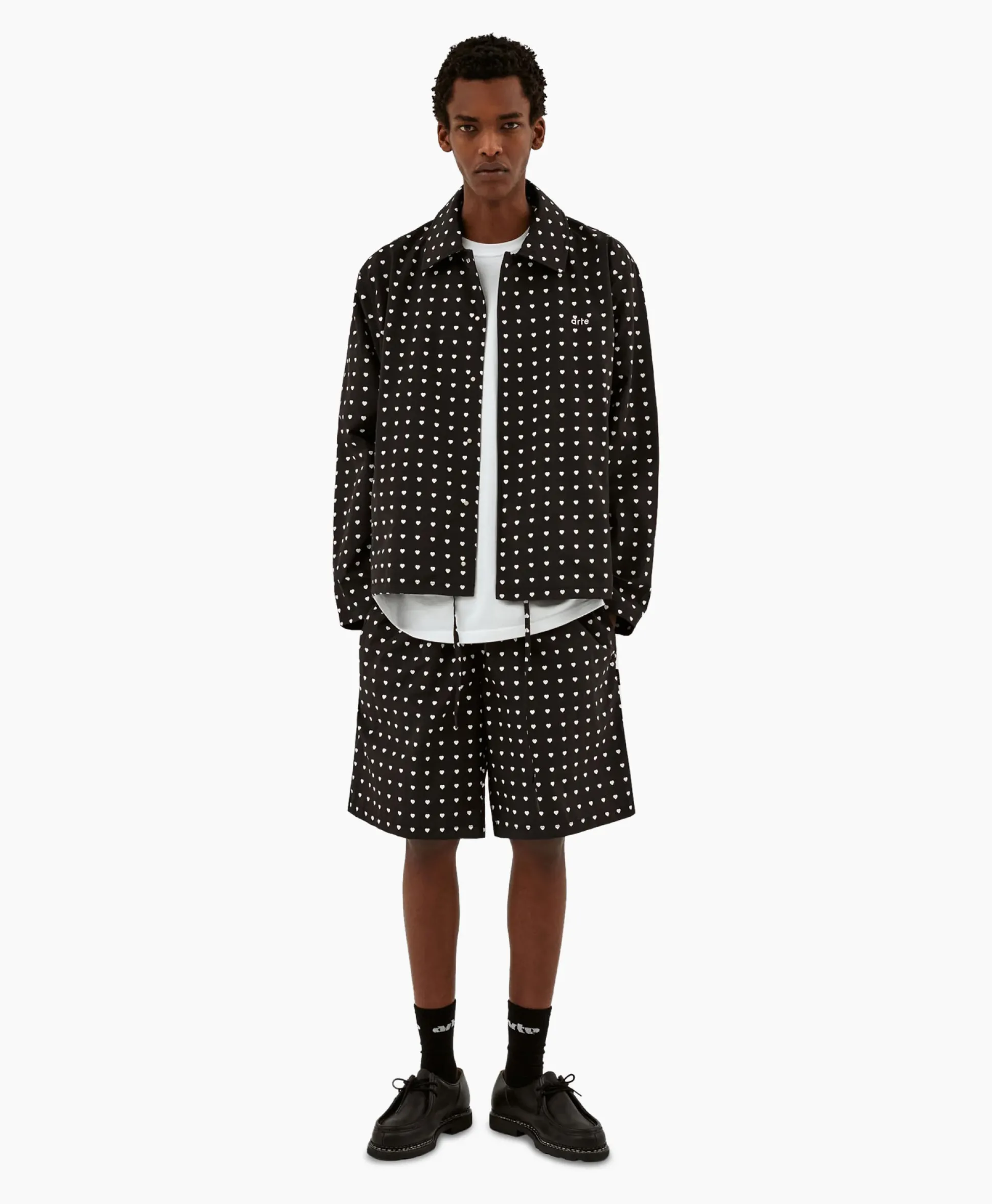 Arte Antwerp Jack Coach Heart Print Zwart