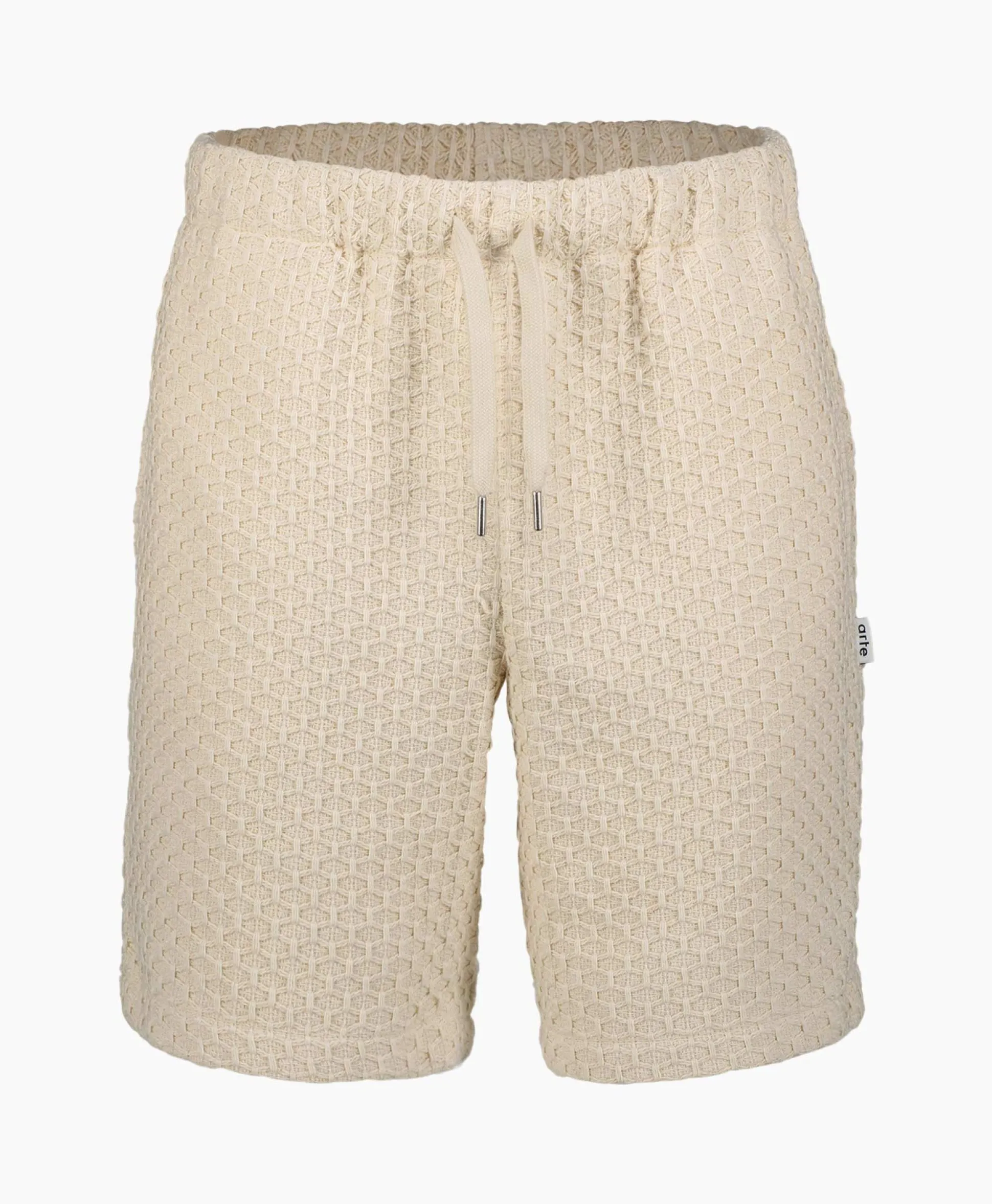 Arte Antwerp Korte Broek Jacquard Croche Off White