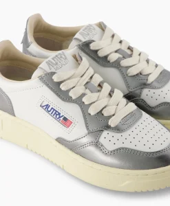 Autry Sneaker Medalist Low Wom. Zilver