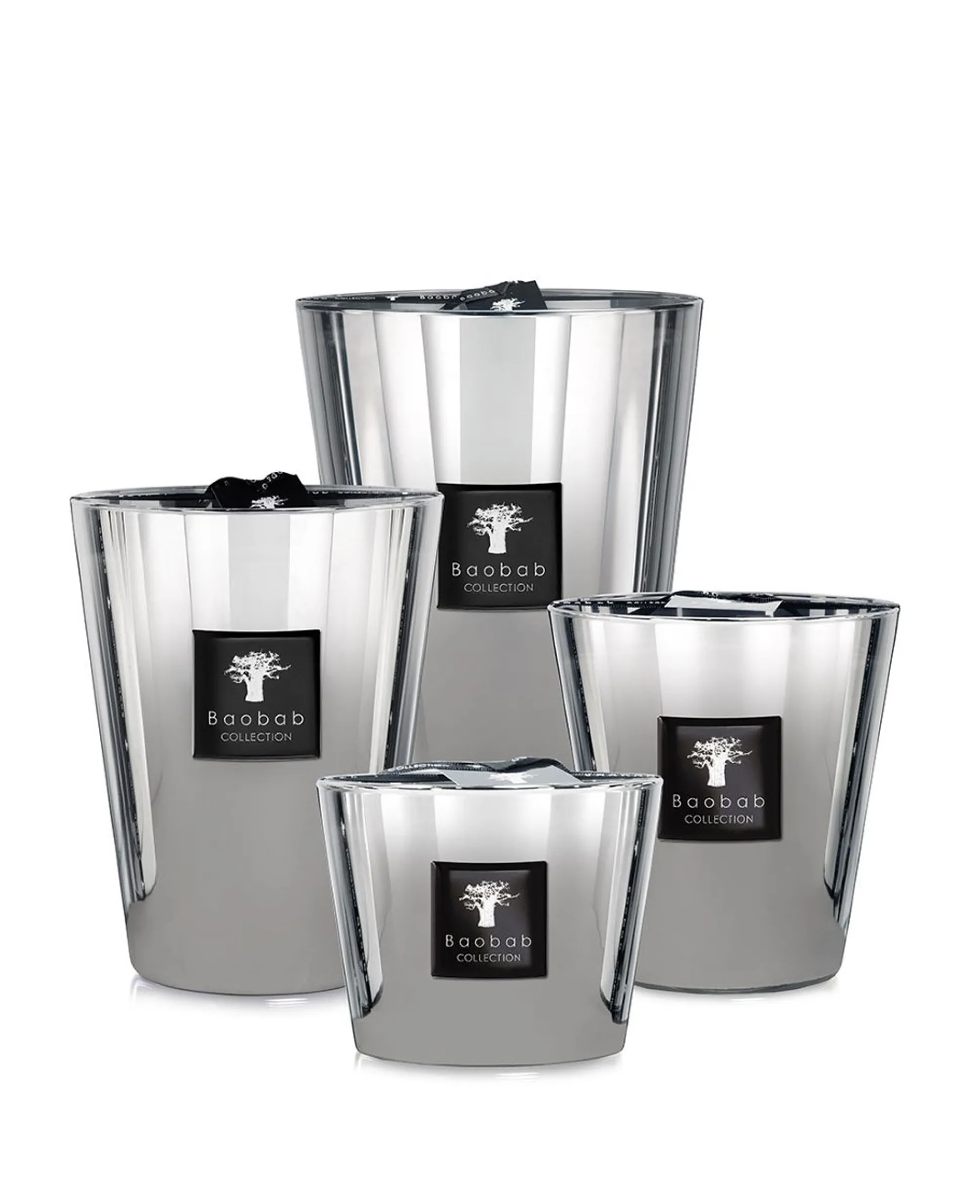 Baobab Kaars Max 10 Les Exclusives Zilver