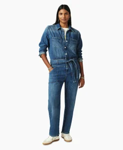 Ba&Sh Jumpsuit Jerry Blauw