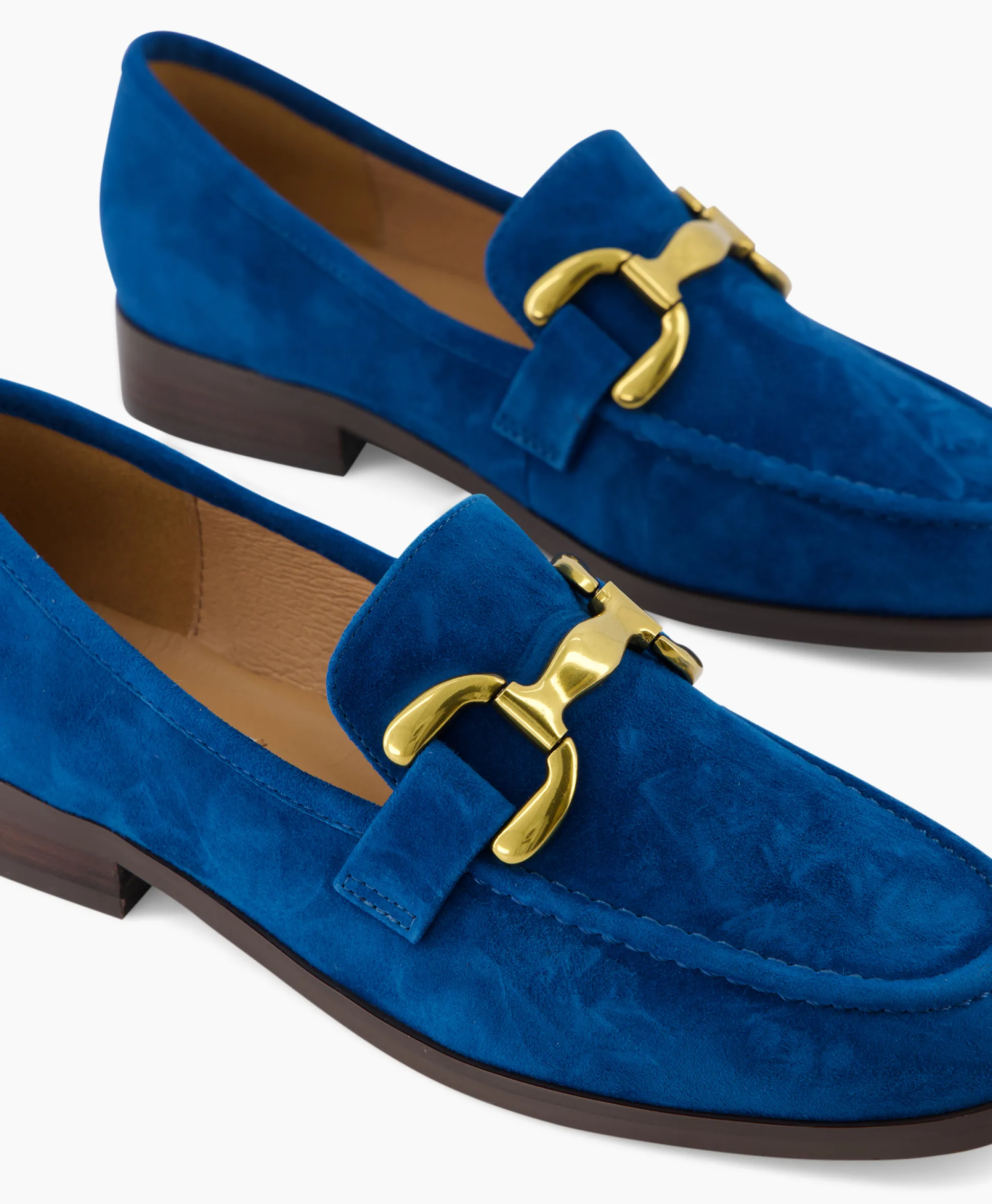 Bibi Lou Loafer Suede Blauw