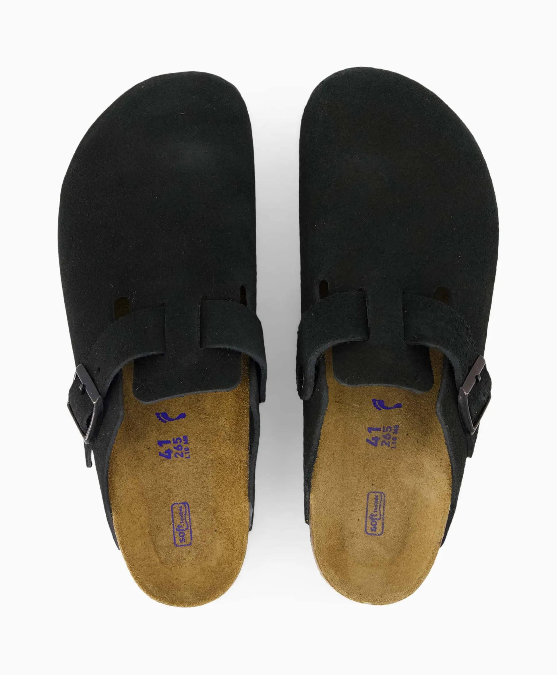 Birkenstock Instapper Boston Sfb Zwart