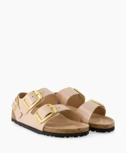 Birkenstock Sandaal Zonder Hak Milano Beige