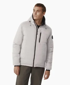 Canada Goose Gewatteerde Jas Lodge Hoody Grijs