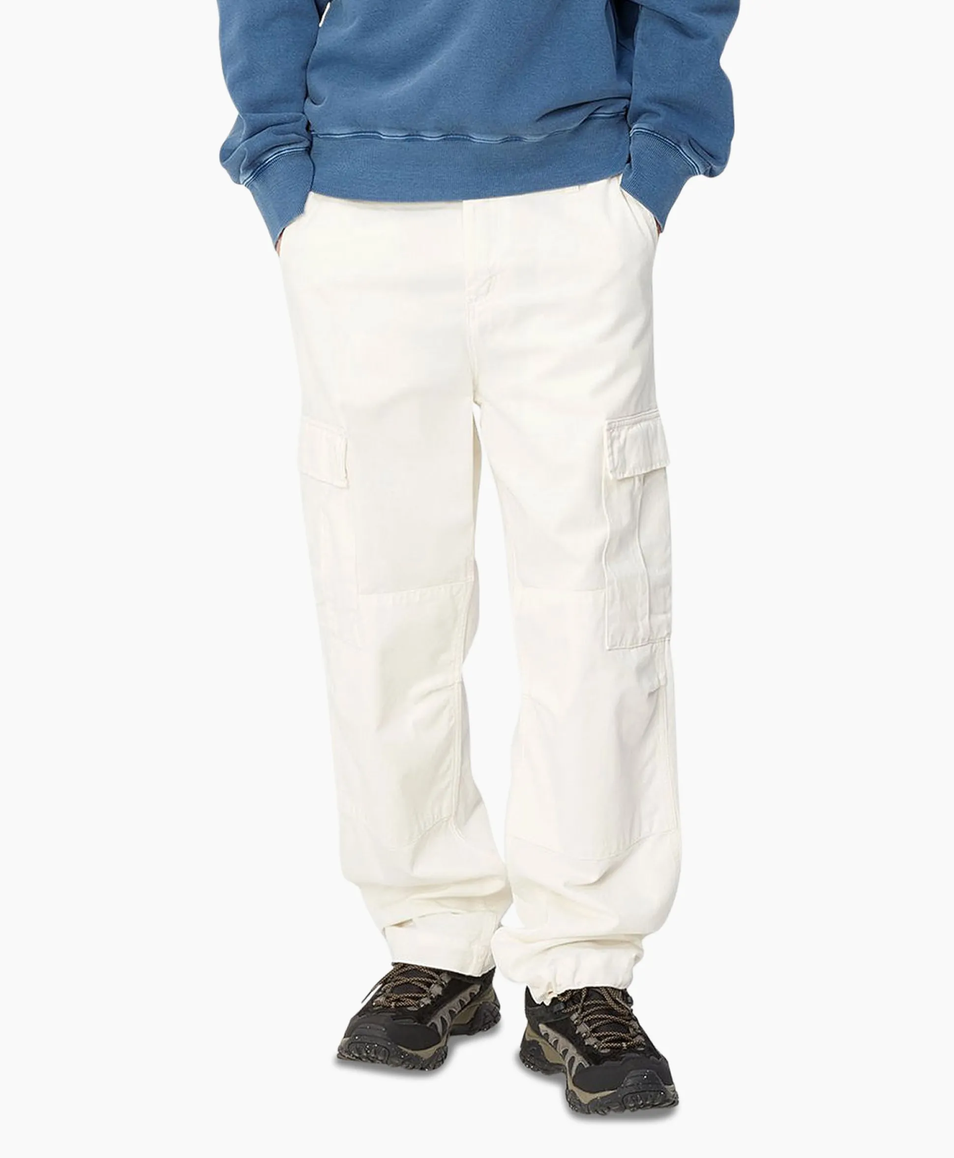 Carhartt Wip Cargobroek Regular Cargo Ecru