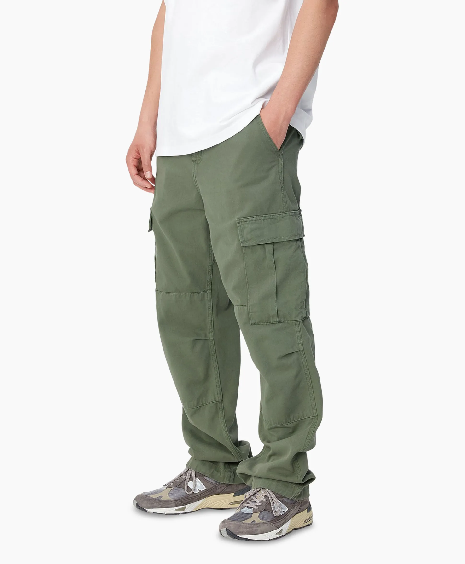 Carhartt Wip Cargobroek Regular Cargo Donker Groen