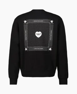 Carhartt Wip Sweater Heart Bandana Zwart