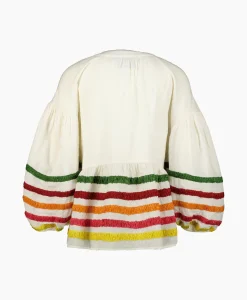 Chufy Blouse Liberty Embroidered Off White