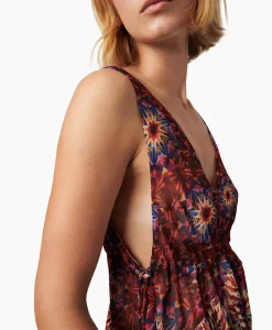 Chufy Maxi Jurk North Bordeaux
