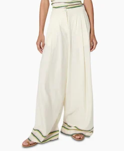 Chufy Pantalon Okra Ecru