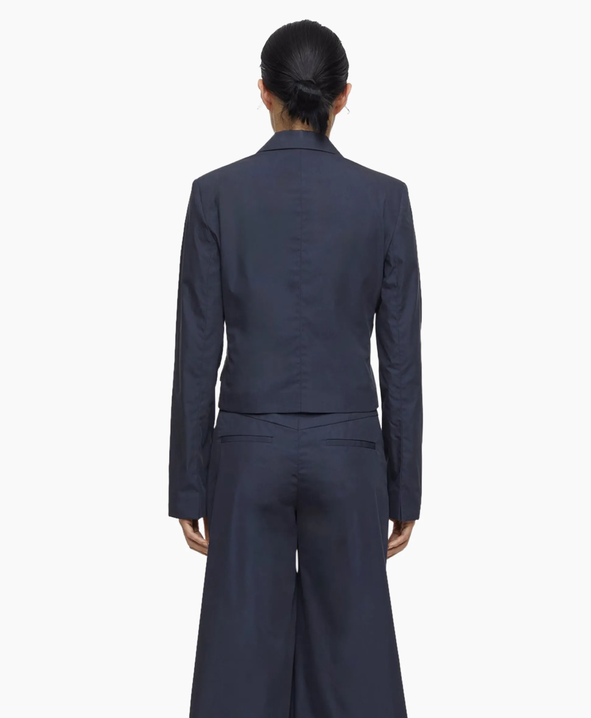 Closed Blazer Fitted Blauw
