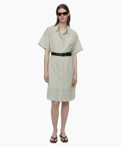 Closed Mini Jurk Oversized Shirt Ecru