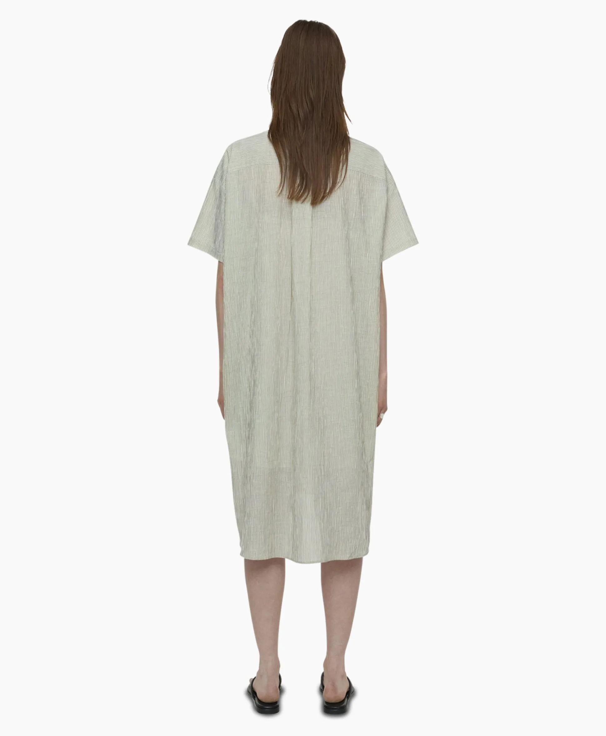 Closed Mini Jurk Oversized Shirt Ecru