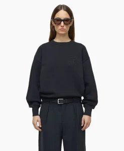 Closed Pullover Basic Zwart