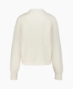 Closed Pullover Cropped Polo Off White