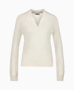 Closed Pullover Polo Longsleeve Off White