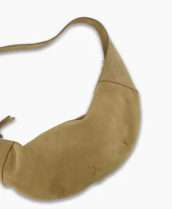 Closed Schouder / Hand Tas Half Moon M Beige