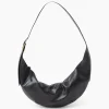 Closed Schouder / Hand Tas Half Moon M Zwart
