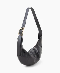 Closed Schouder / Hand Tas Half Moon M Zwart