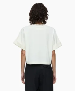 Closed T-Shirt Korte Mouw Turn Up Ecru