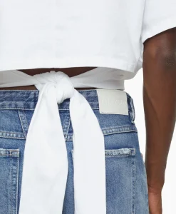 Closed T-Shirt Korte Mouw Wrap Wit