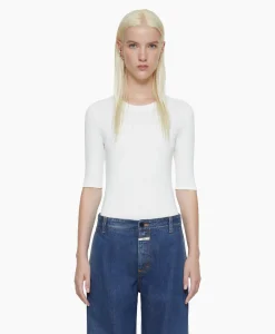 Closed T-Shirt Korte Mouw Crewneck Short Sleeve Off White