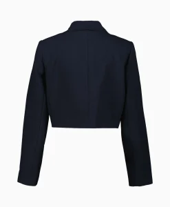 Co'Couture Blazer Vola Crop Donker Blauw