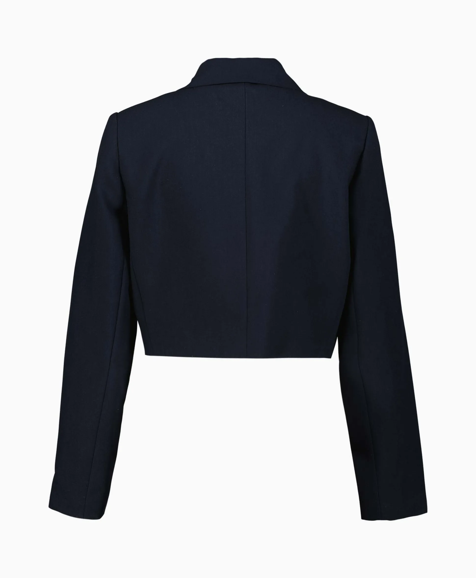 Co'Couture Blazer Vola Crop Donker Blauw