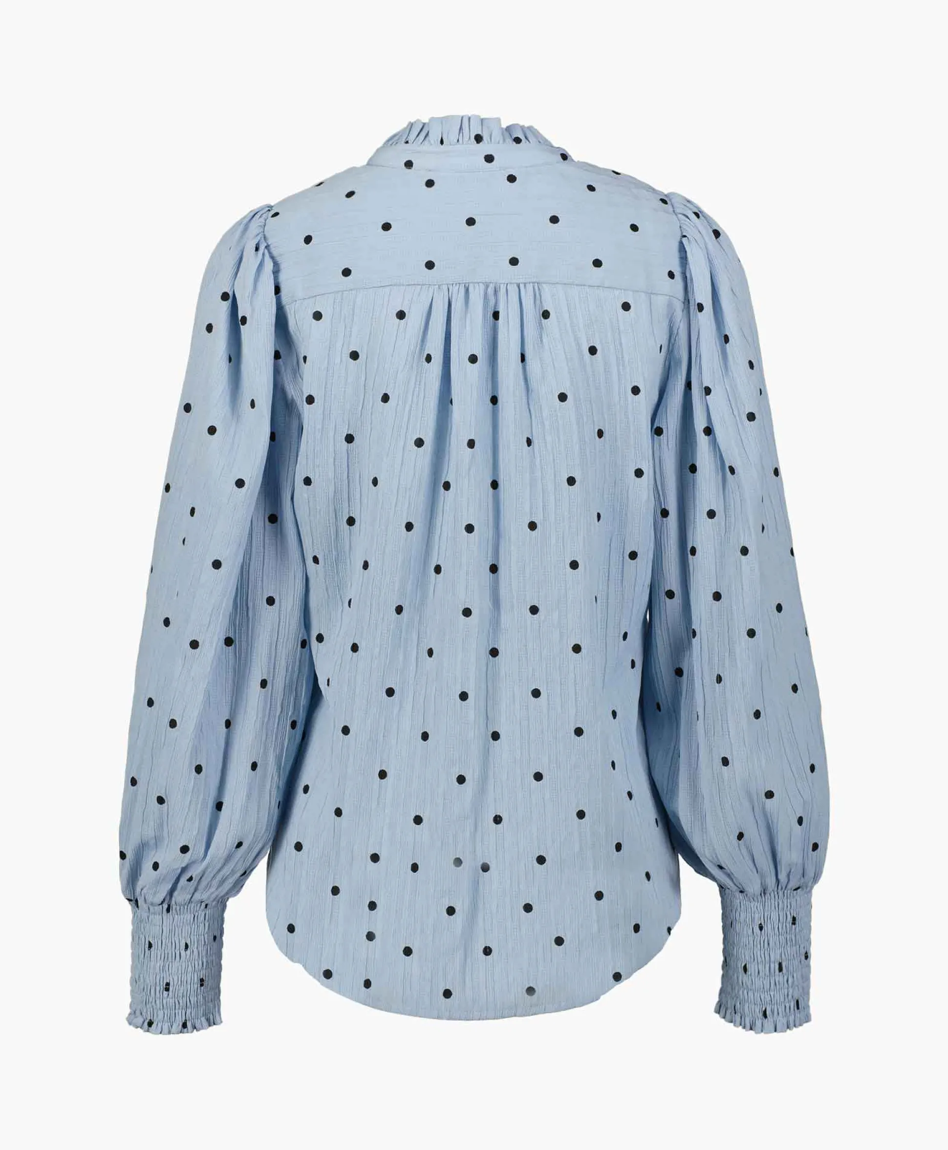 Co'Couture Blouse Dora Dot Blauw